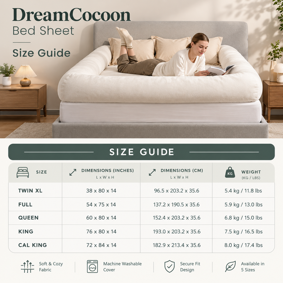 DreamCocoon Bordered Bed Sheet