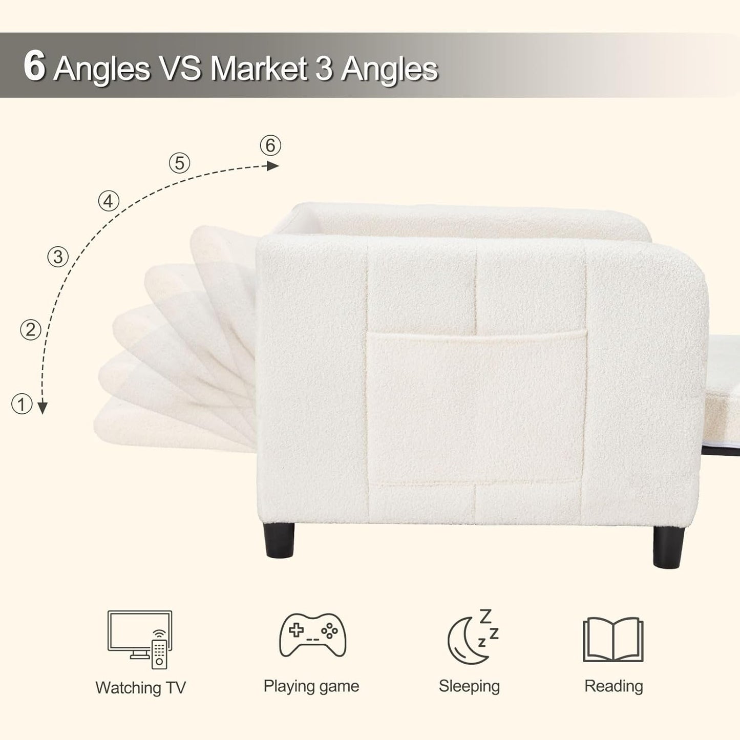 UrbanEase Convertible Bed Chair