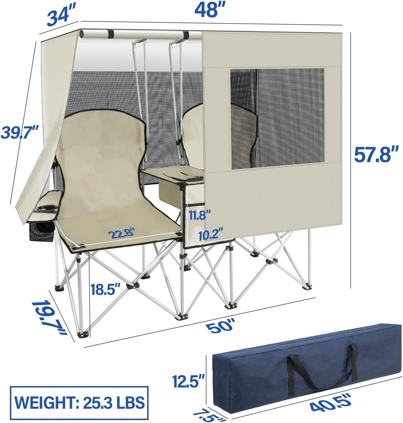 SunShield Double Camp Seat
