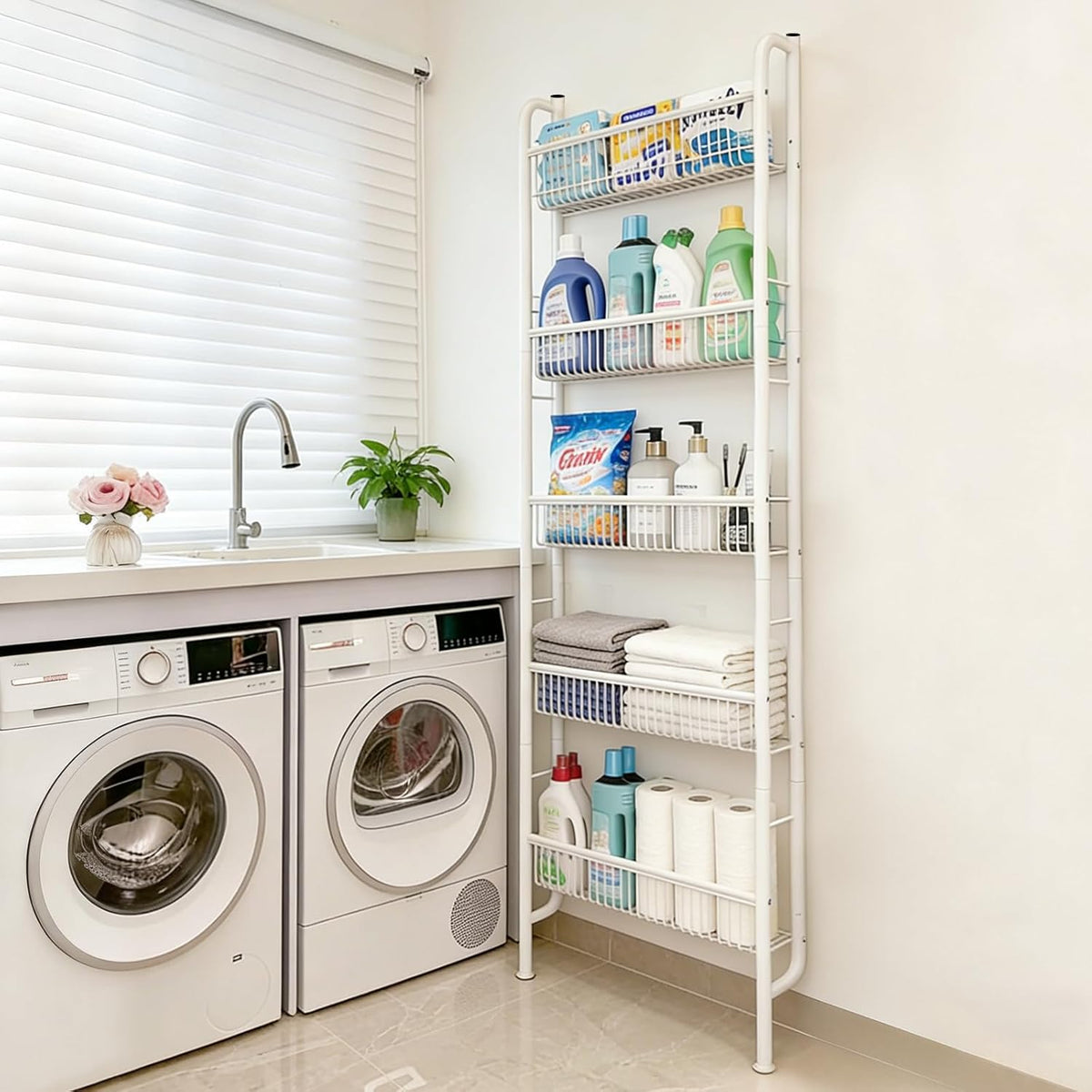 Slimora 5-Tier Door Storage Rack