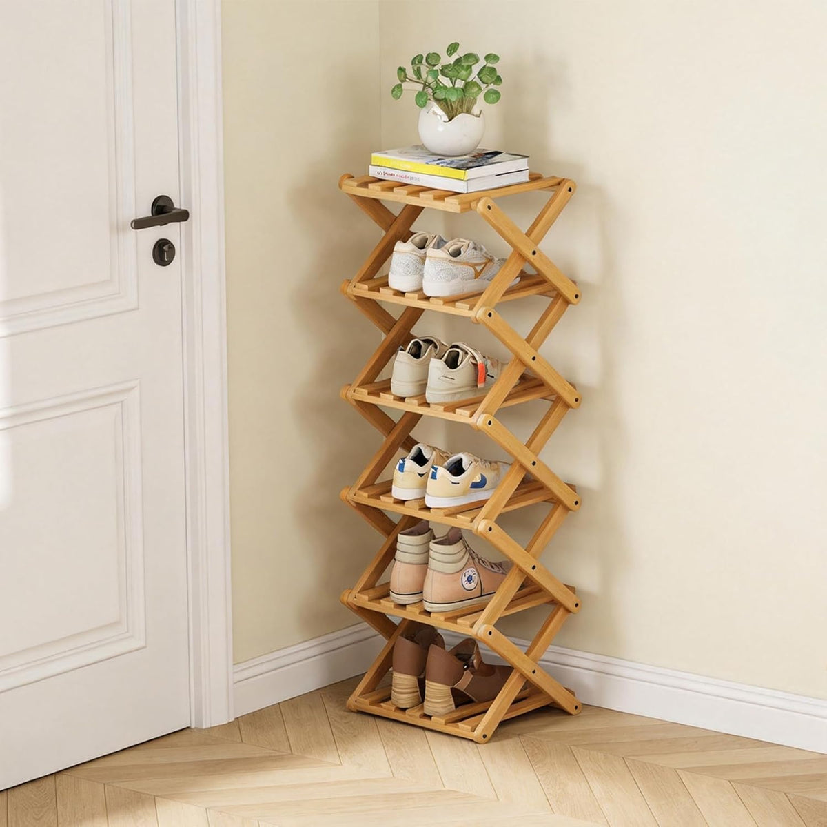 OakFold Shoe Rack