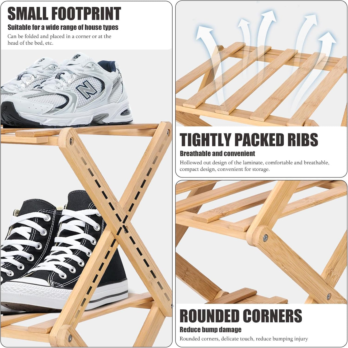 OakFold Shoe Rack