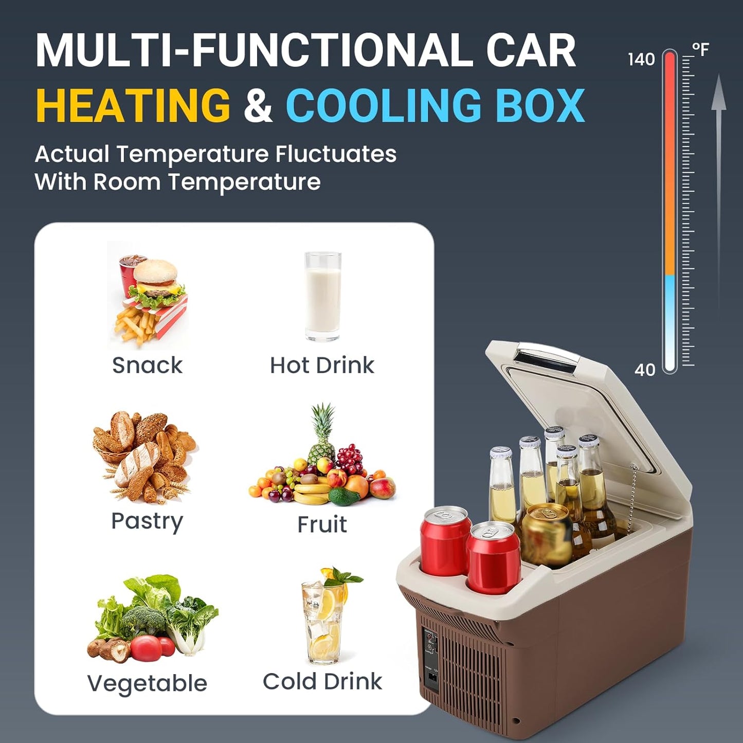 RoadChill Portable Car Fridge