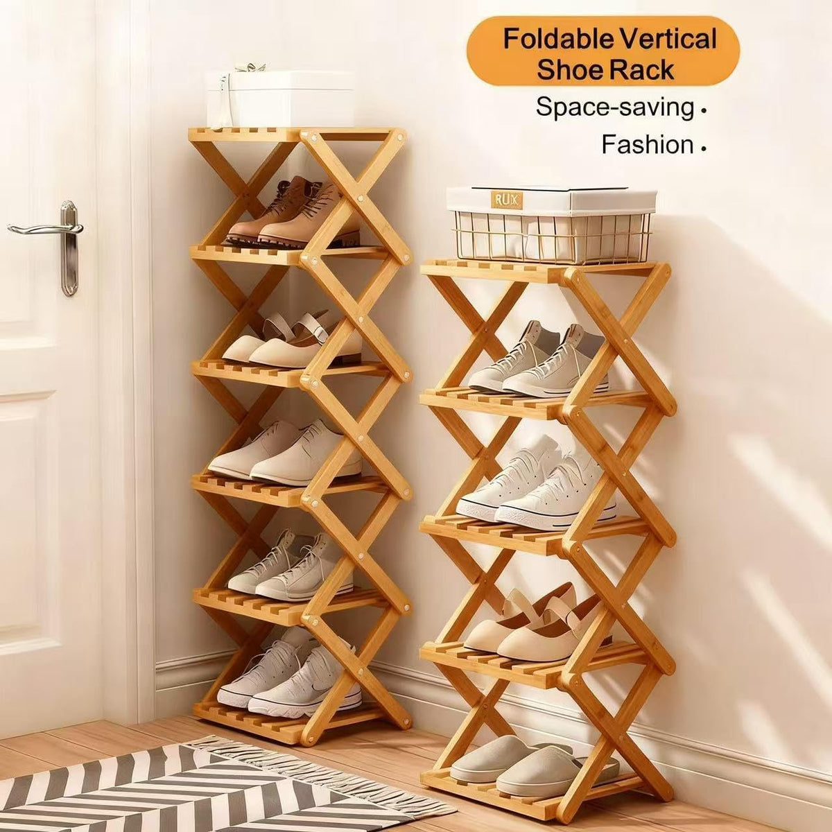 OakFold Shoe Rack