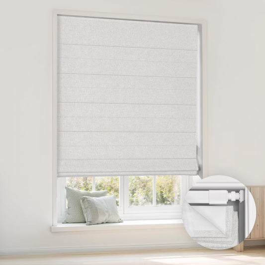 Lunora No-Drill Roman Shades