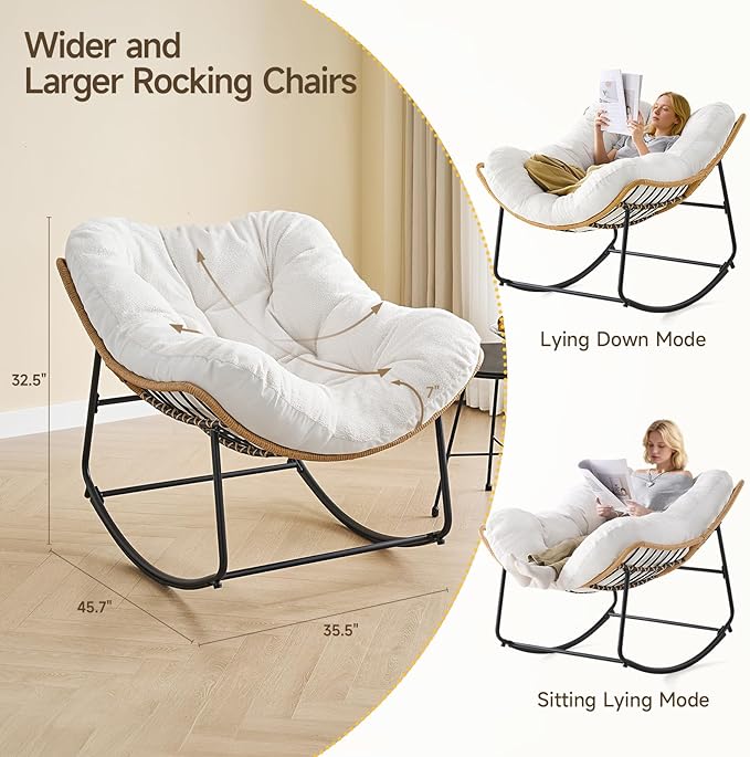 CloudNest Rocking Lounge Chair