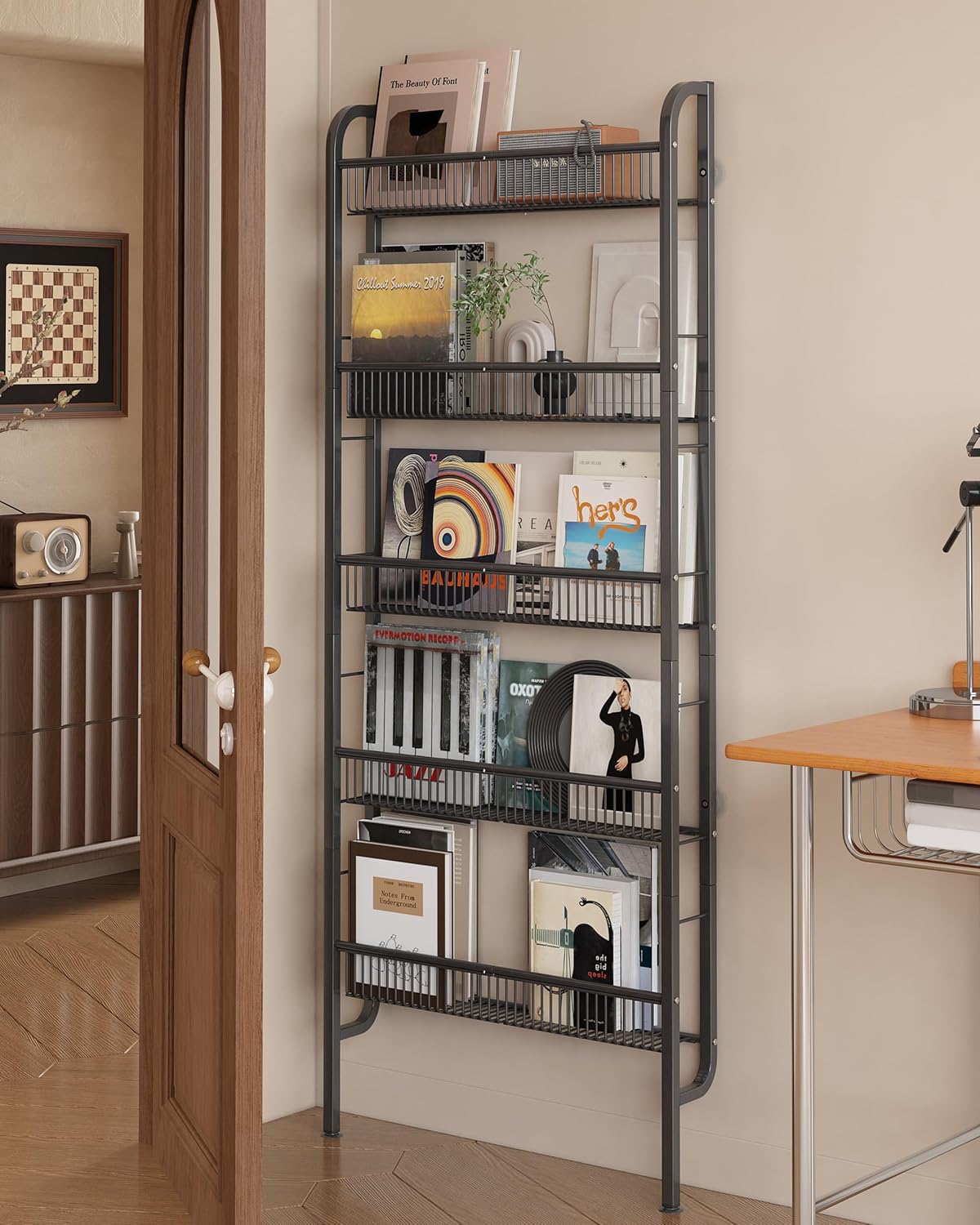 Slimora 5-Tier Door Storage Rack