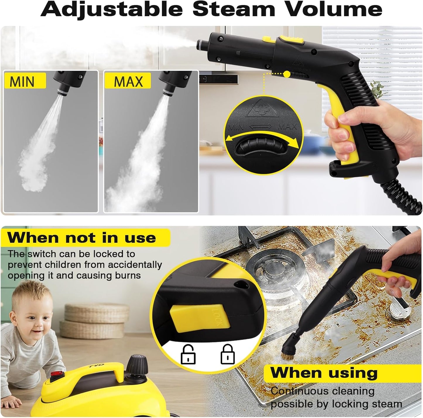 SteamMaster Pro 26: Heavy-Duty Canister Steamer