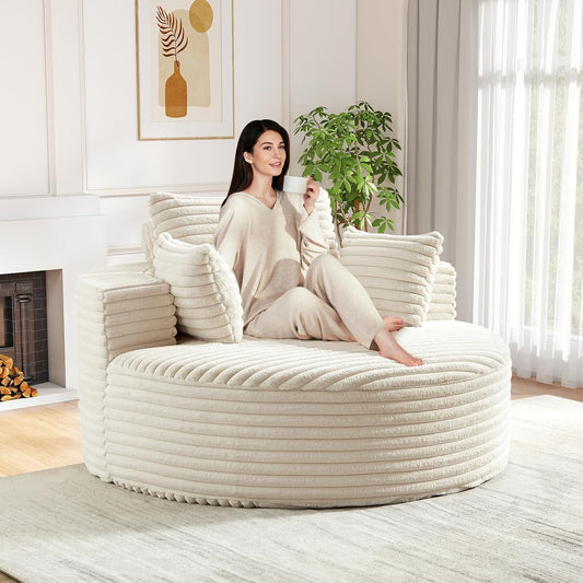 SOVA Oversized Round Chaise