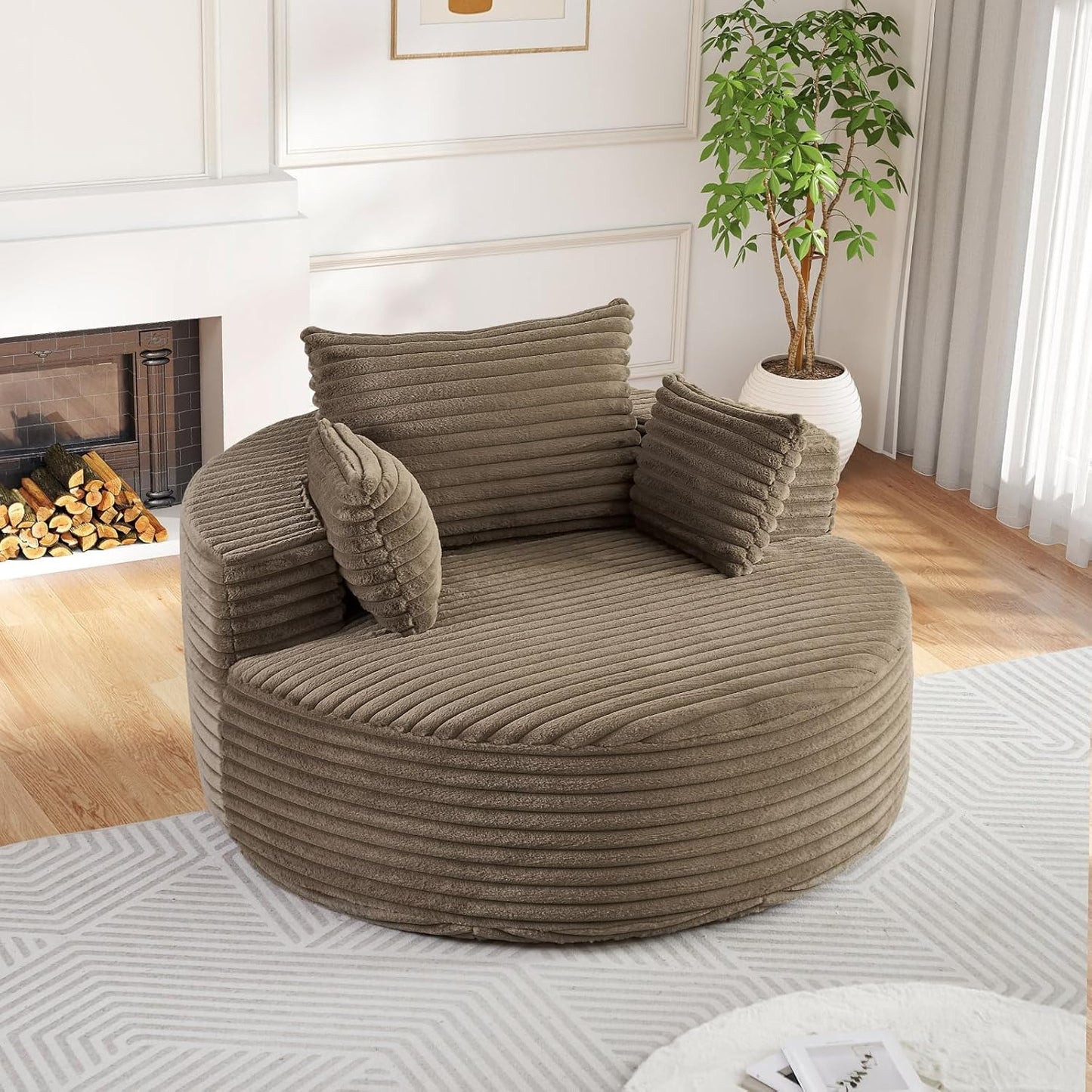 SOVA Oversized Round Chaise