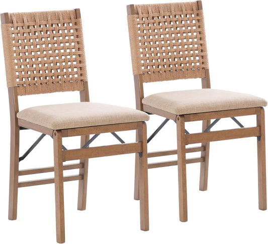 ScandiWeave Folding Chair Set