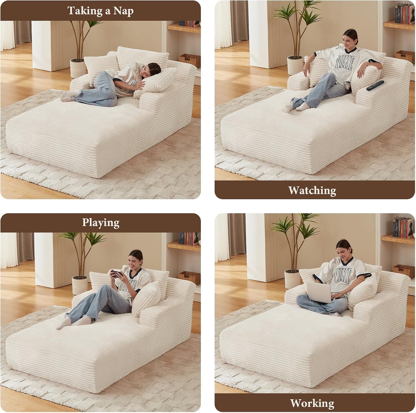 Cloudia Boneless Chaise