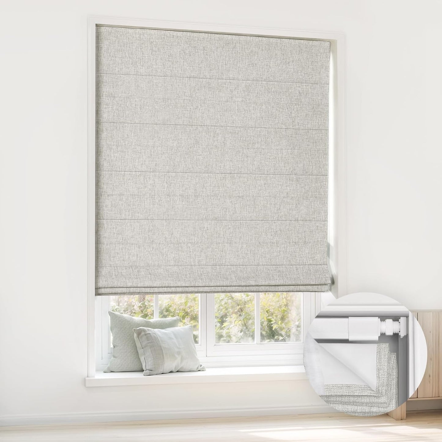 Lunora No-Drill Roman Shades