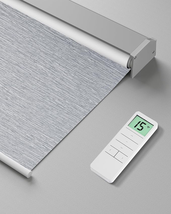 ShadeSync Motorized Blackout Roller Shade