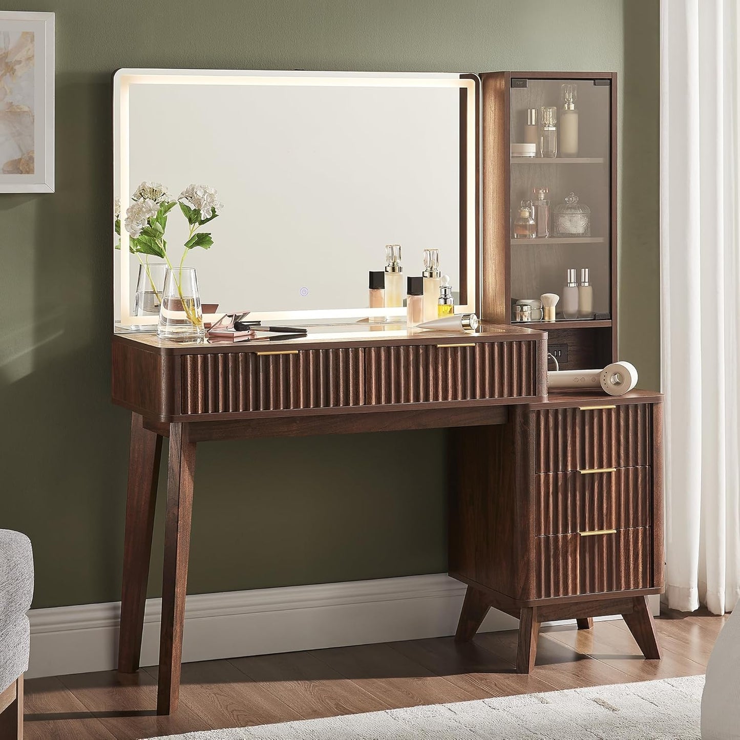 GlowNest Luxe Vanity Desk