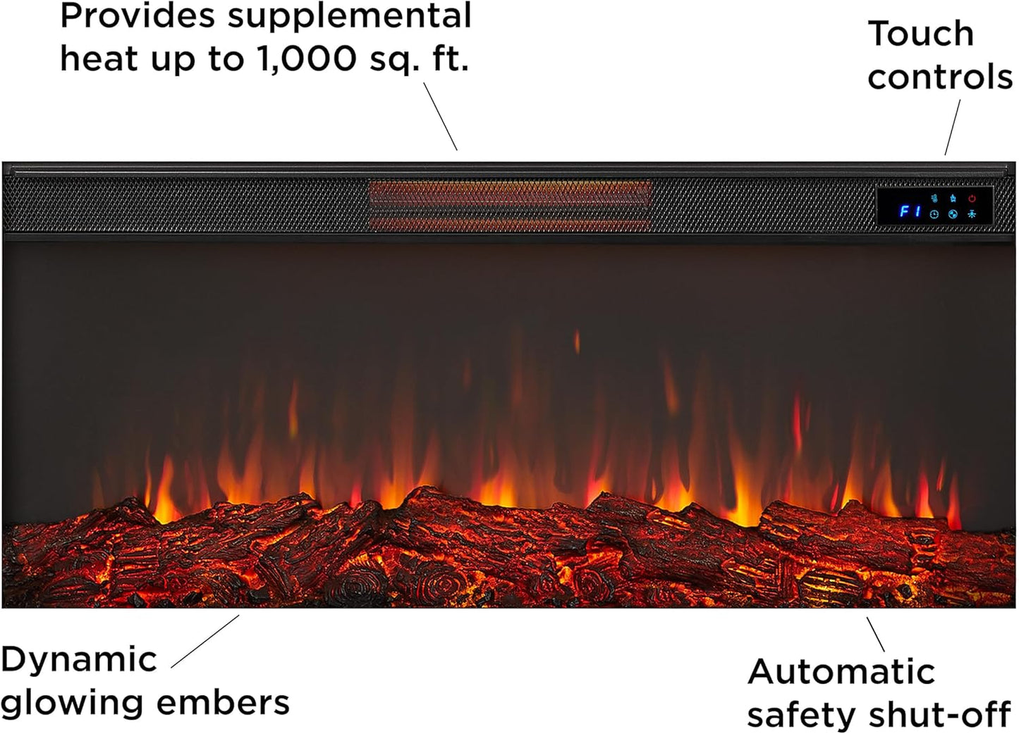HavenFlame Electric Fireplace