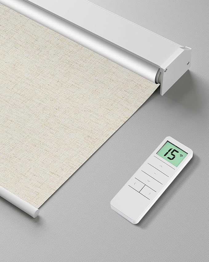 ShadeSync Motorized Blackout Roller Shade
