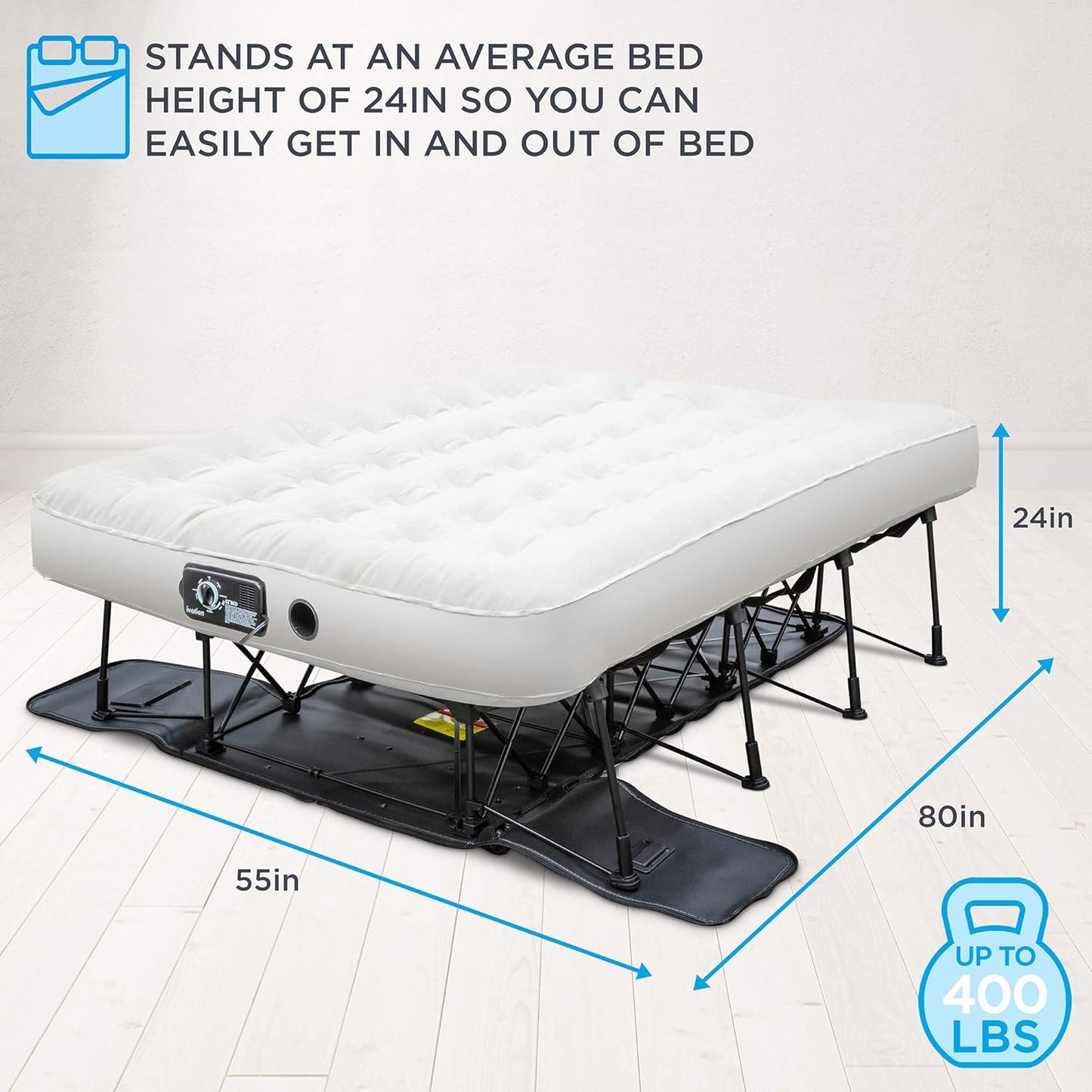 The Restora Raised Air Bed