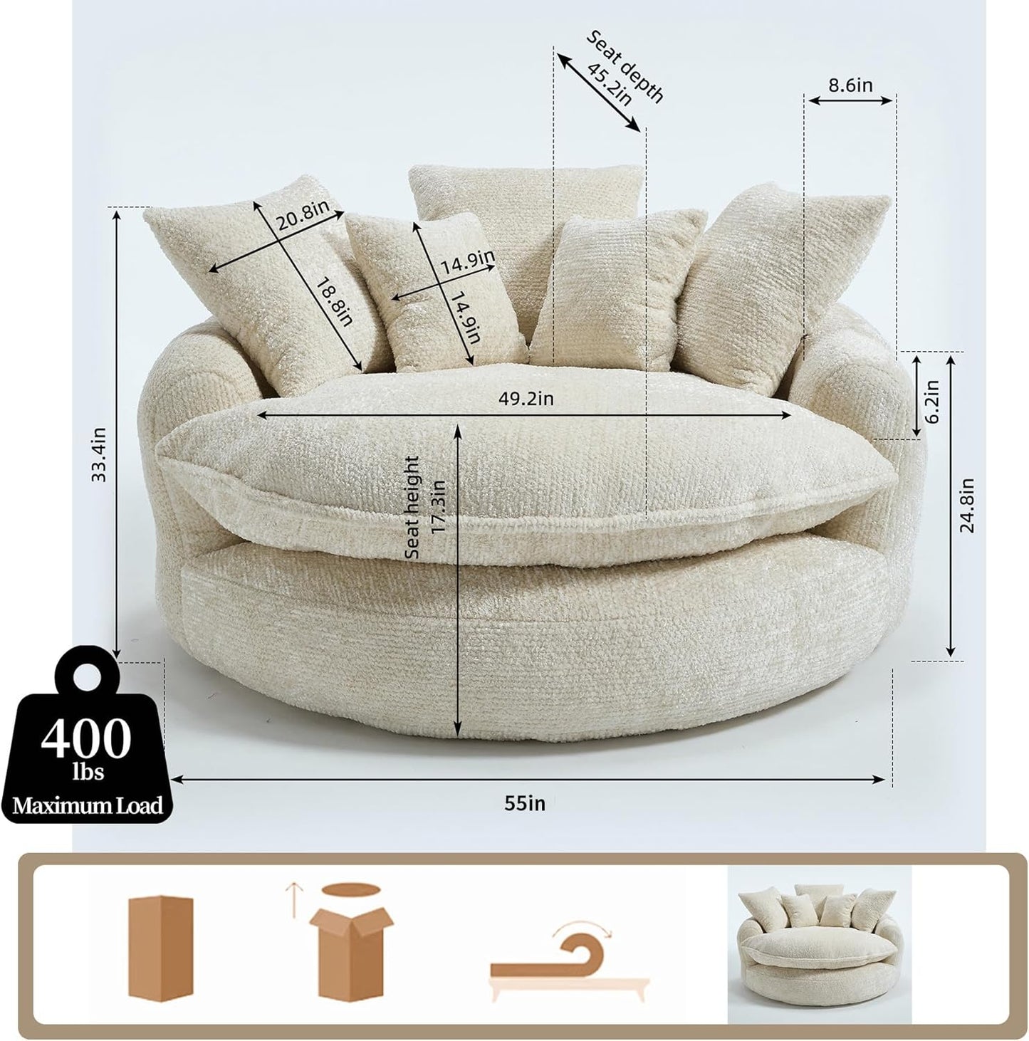 Circle Cloud Chair