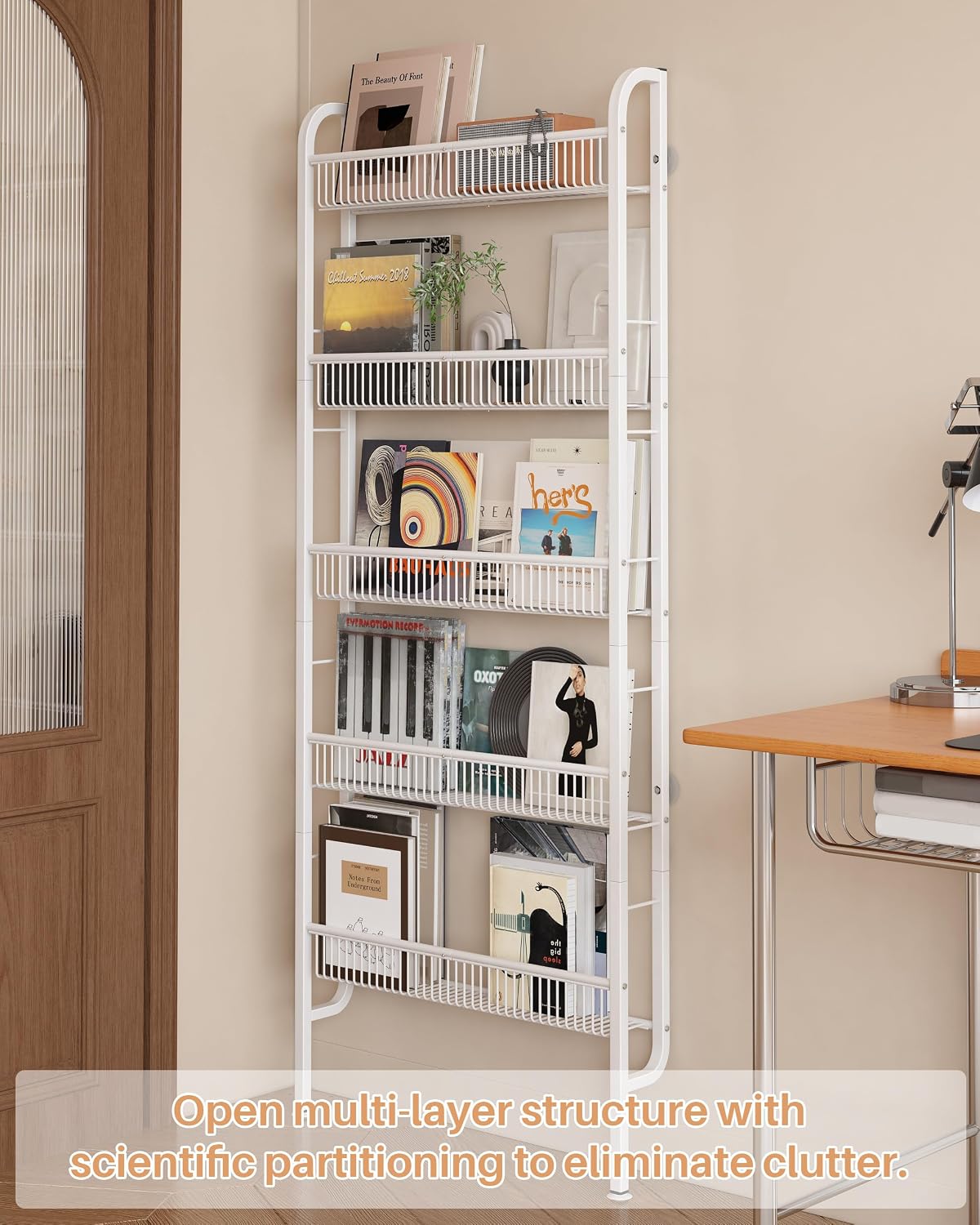 Slimora 5-Tier Door Storage Rack