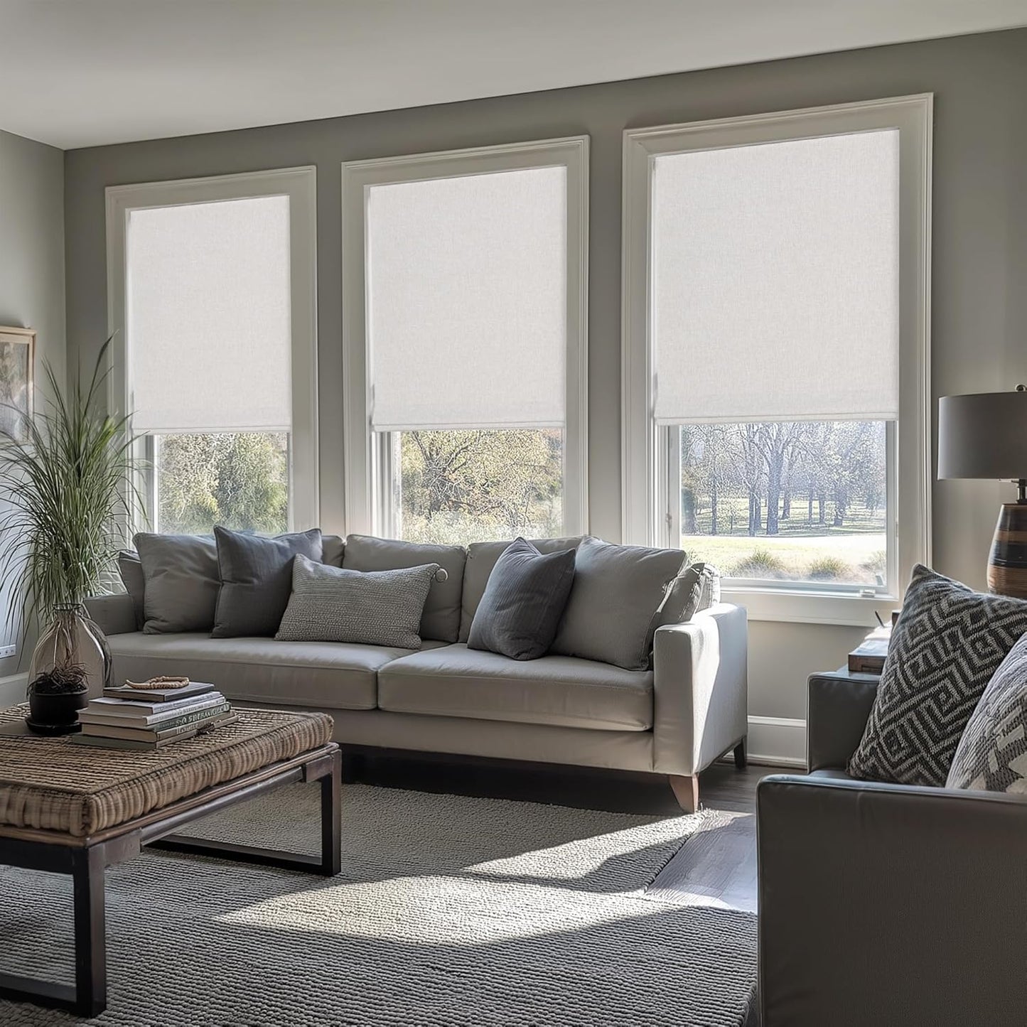 Lunora No-Drill Roman Shades