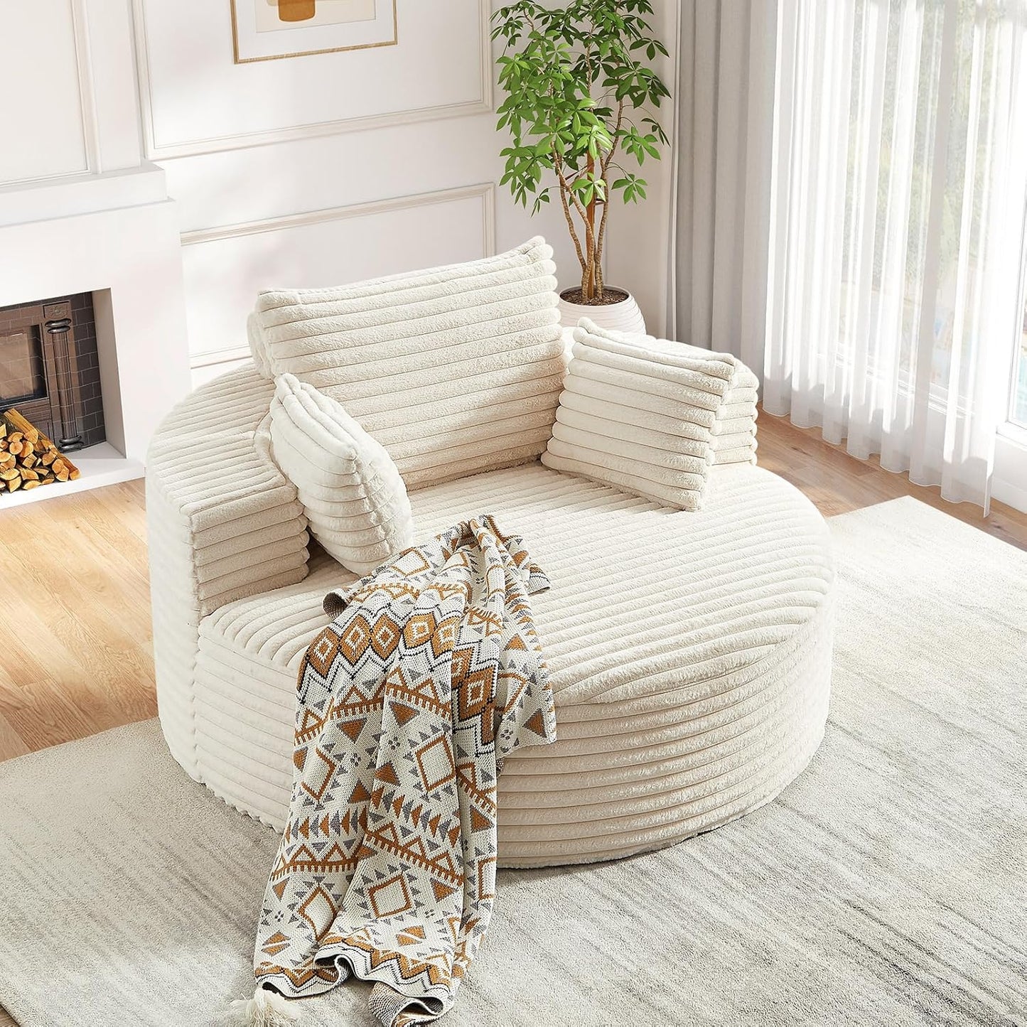 SOVA Oversized Round Chaise