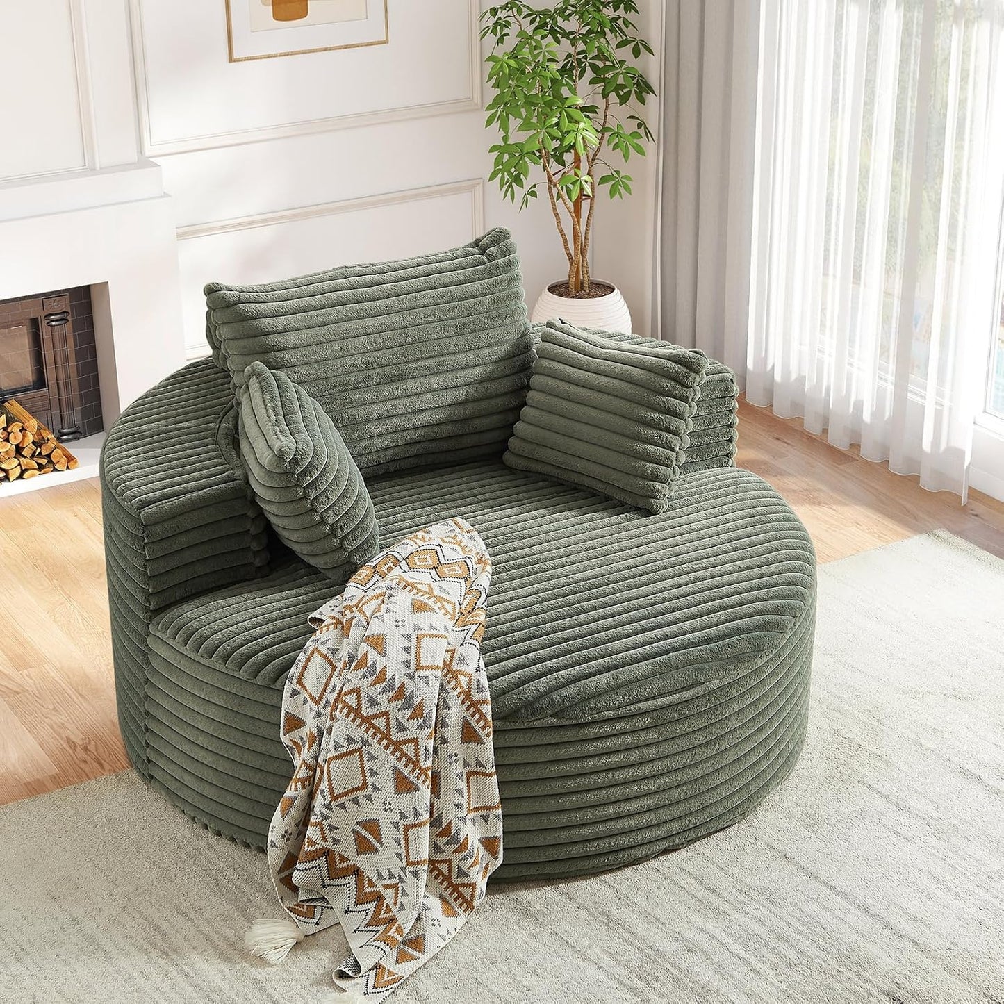 SOVA Oversized Round Chaise