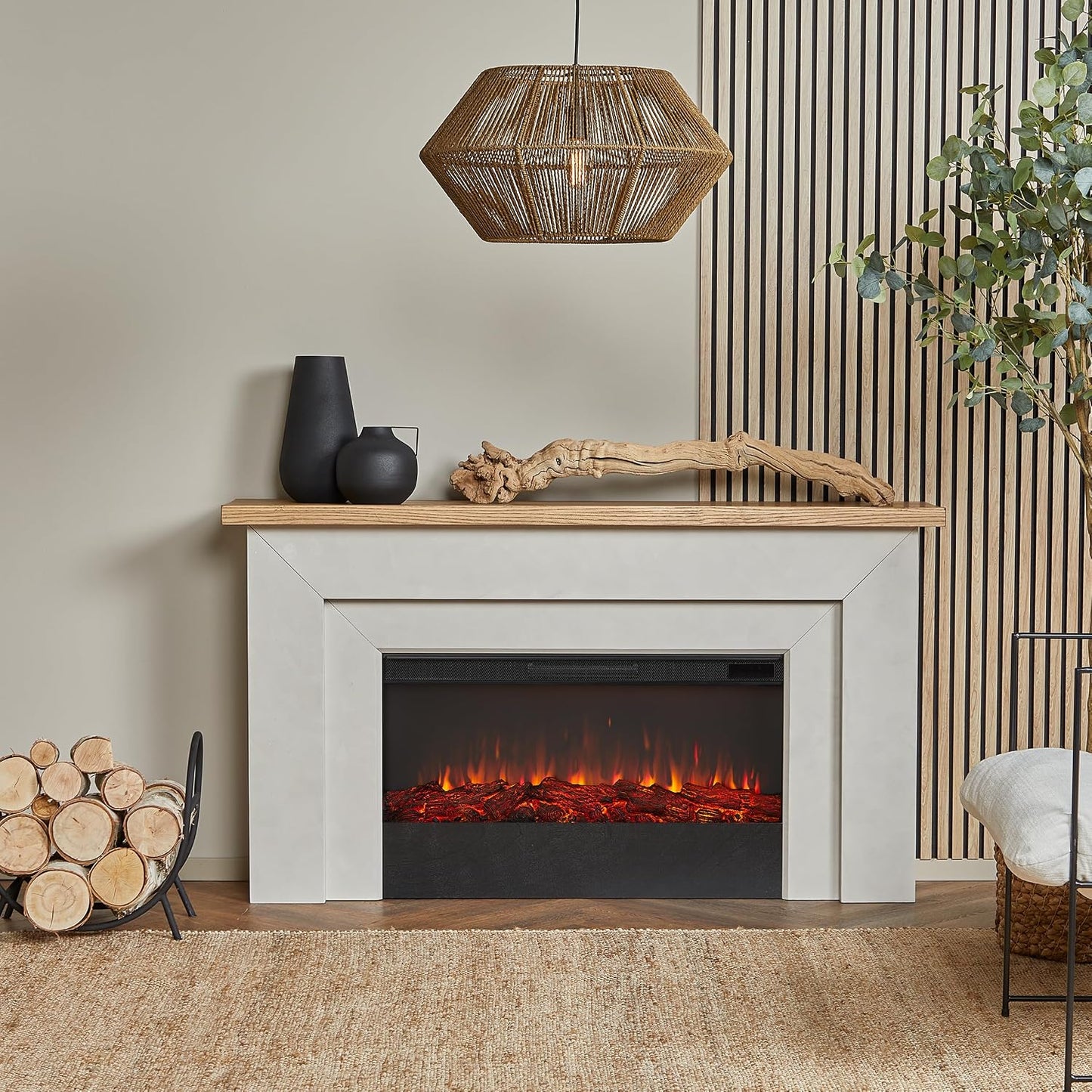 HavenFlame Electric Fireplace
