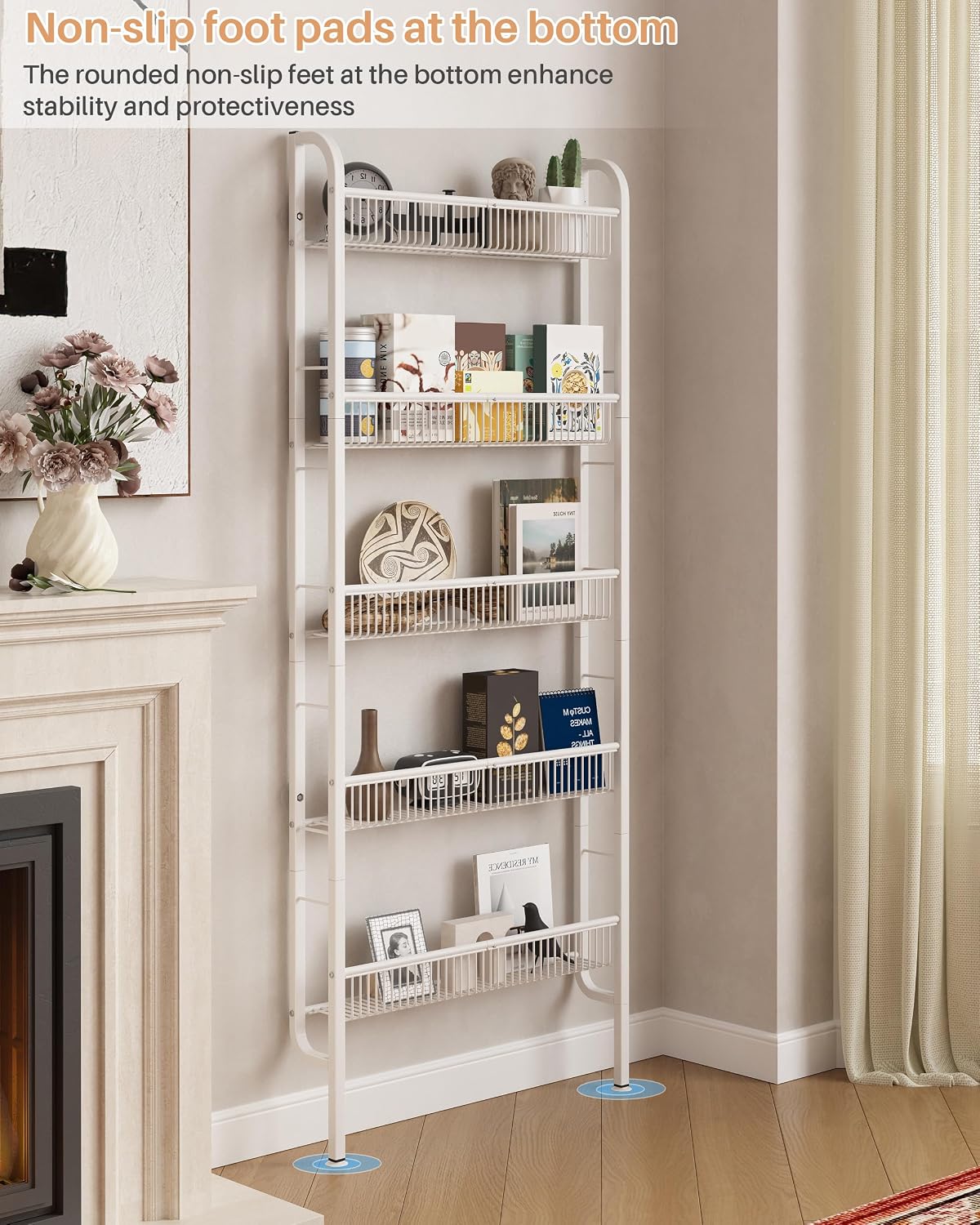 Slimora 5-Tier Door Storage Rack