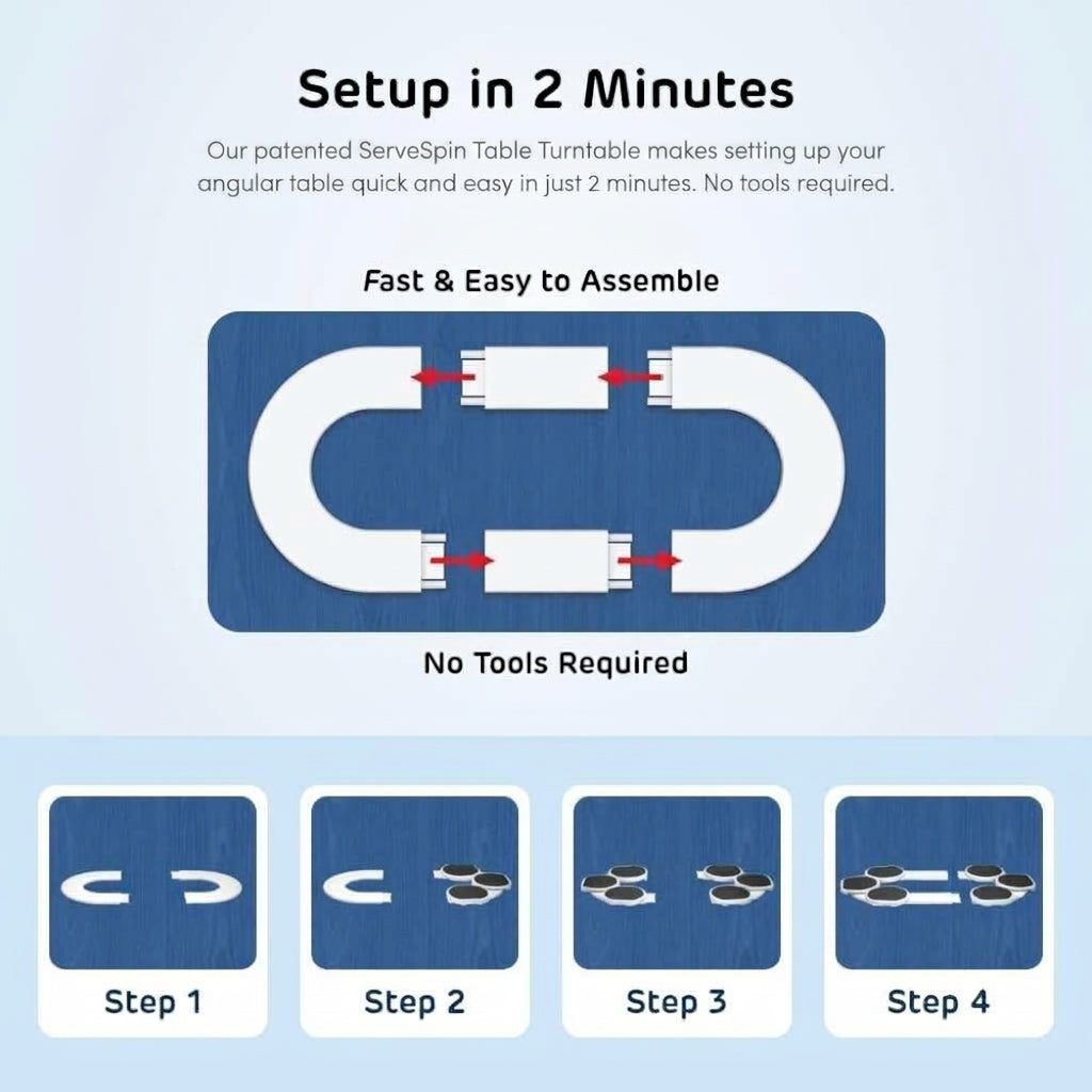 ServeSpin Table Turntable