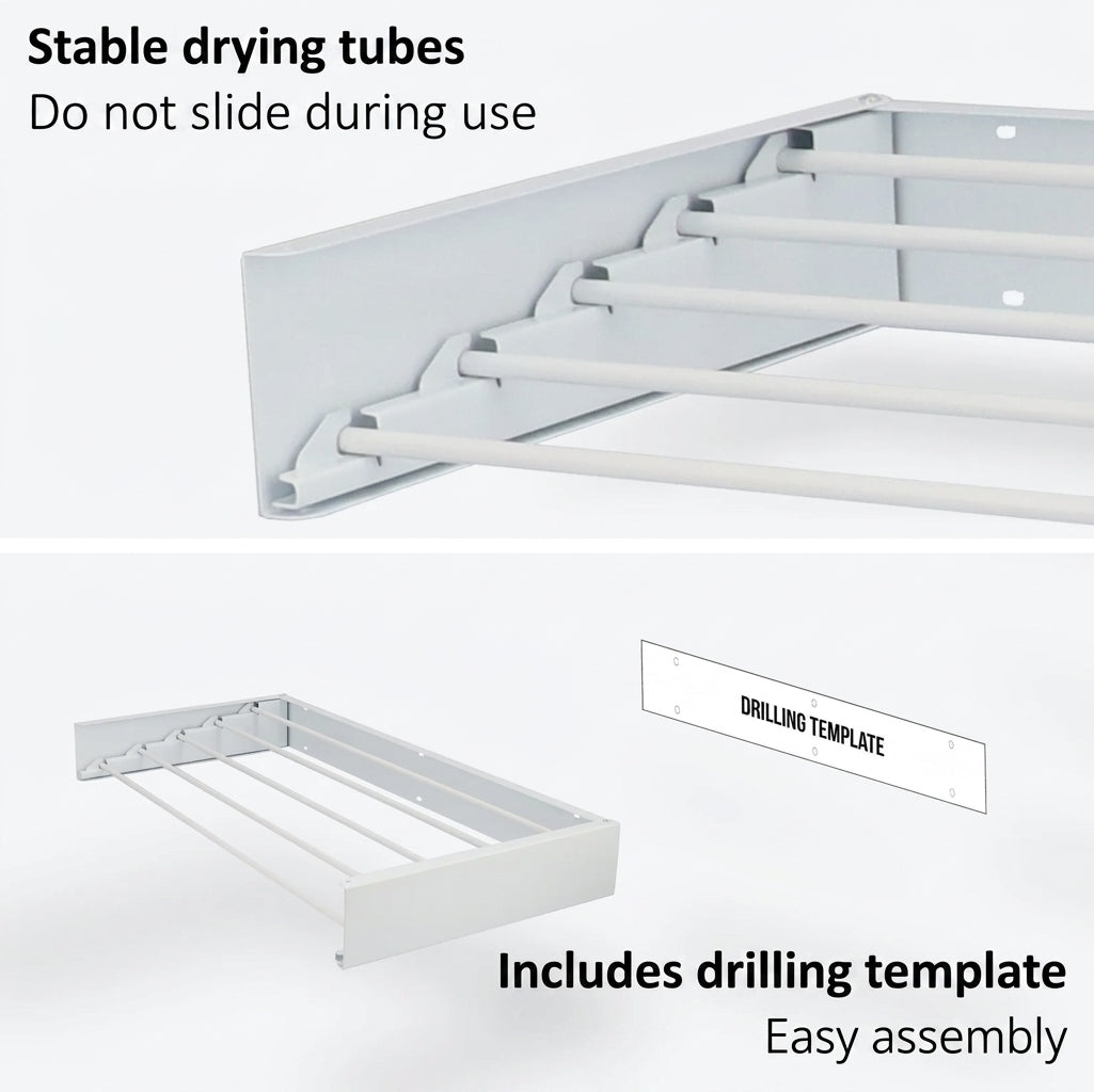 DryLoom Wall Drying Rack – 2 Pack