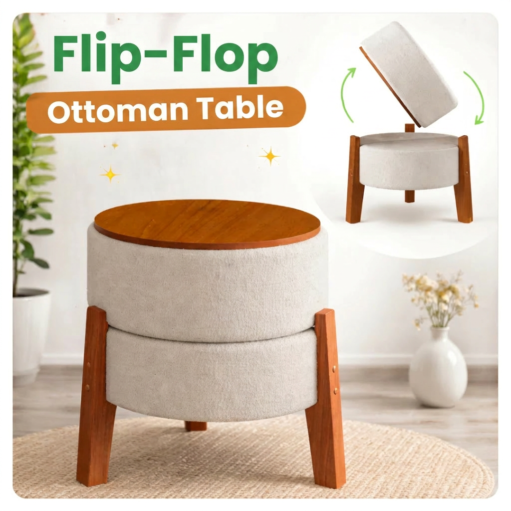 Flip-Flop Ottoman Table