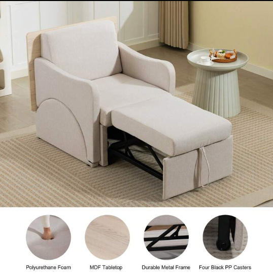 FlexiWork 3-in-1 Home Office Sofa Bed Chair