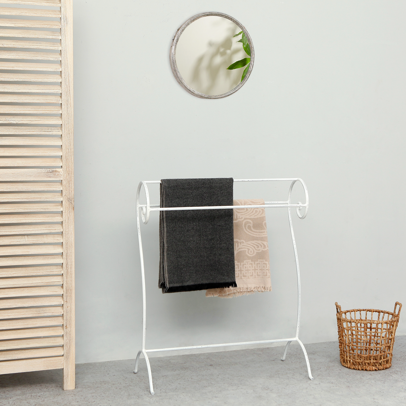The Anti-Chair Quilt Rack