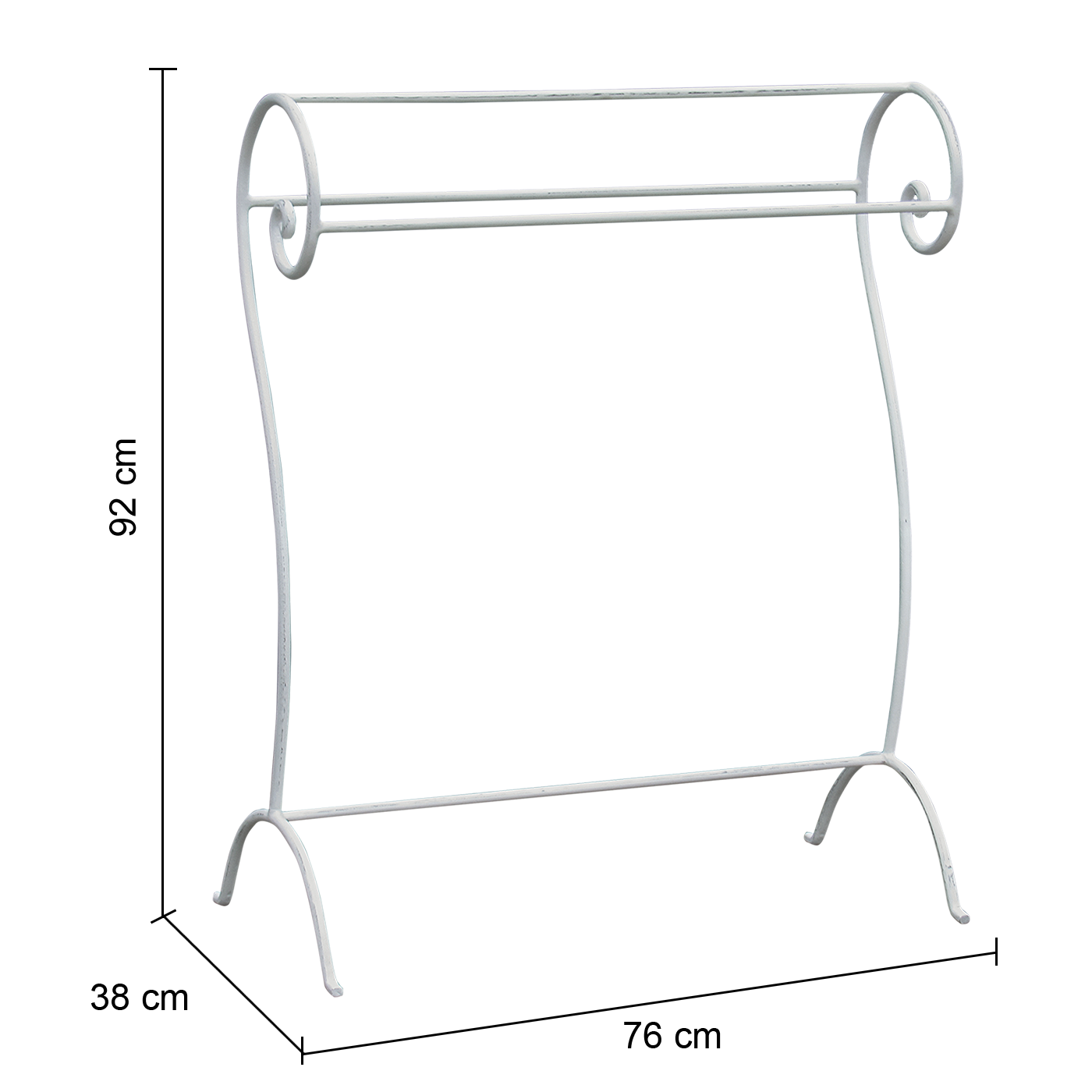 The Anti-Chair Quilt Rack