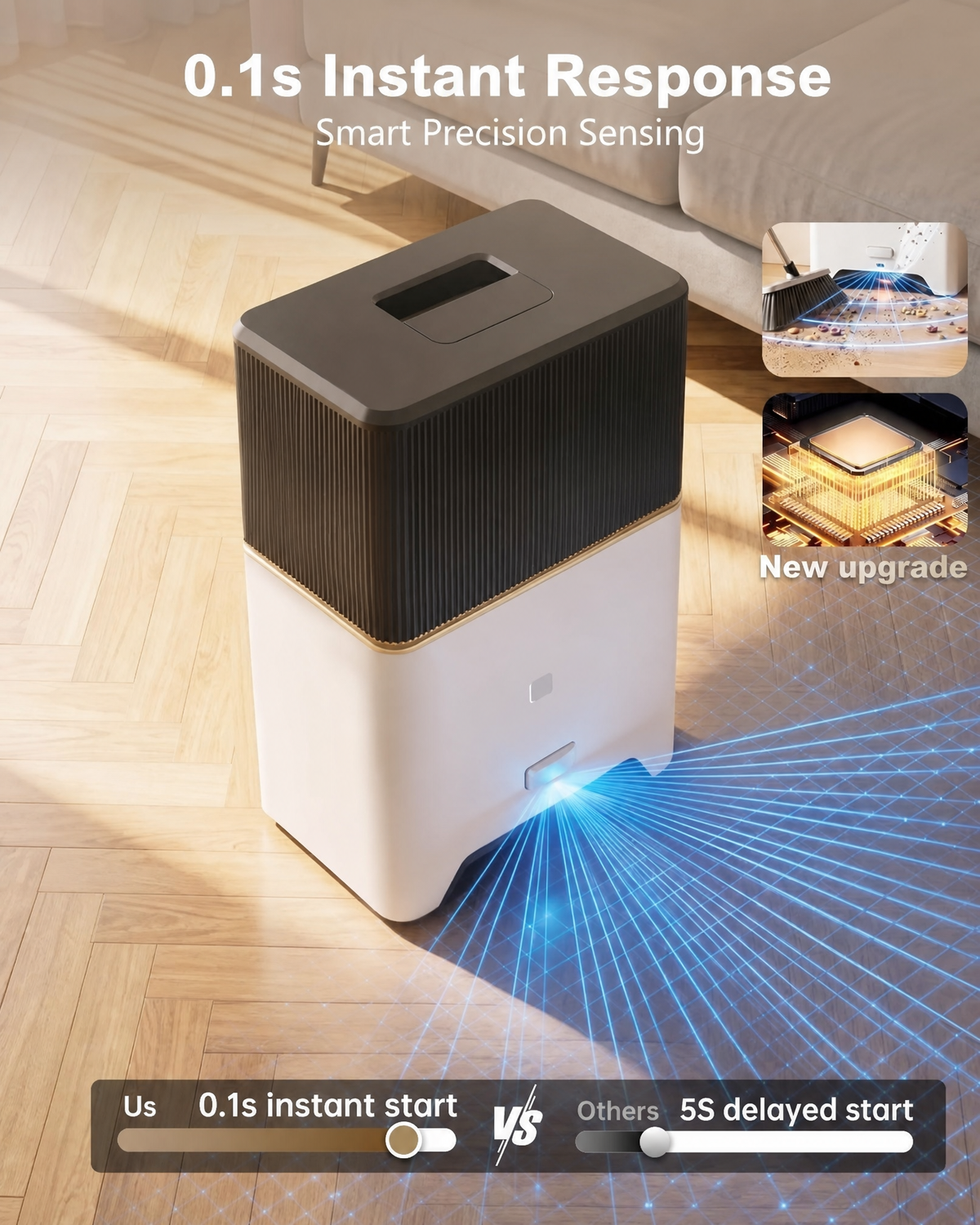 SweepEase Touchless Dustpan